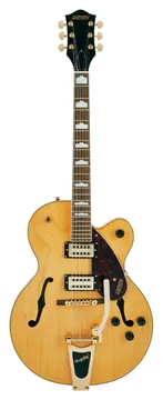 Gretsch G2410TG Streamliner Hollow Body Single-Cut with Bigsby and Gold Hardware Village Amber