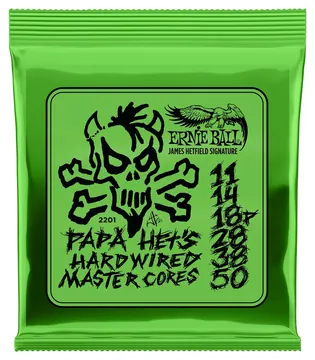 Ernie Ball 2201 Slinky Nickel Papa Hets 11-50 Hardwired Master Core Signature Saiten
