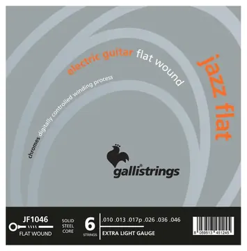 Galli JF1150 Flatwound Electric Guitar Strings 11-50 Nickel Jazz Set