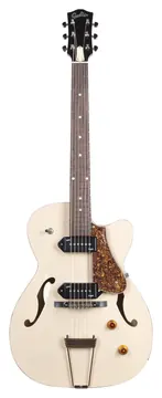 Godin 5th Avenue Thin Line Kingpin P90 Semi-Acoustic Guitar ~ Trans Cream