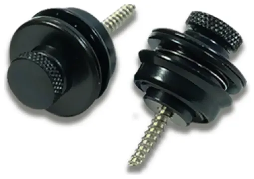 Smart Roldana Strap Lock Smart SL-60 BK Para Guitarra, Violão e Contrabaixo