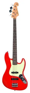 SX Contrabaixo Elétrico SX SJB62 Jazz Bass 4 Cordas Passivo Vermelho