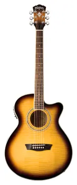 Washburn EA15 Festival Series Mini Jumbo Cutaway