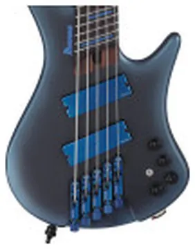 Ibanez EHB5MSBSPMAM Midnight Arctic Ocean Matte basse electrique 5 cordes avec housse
