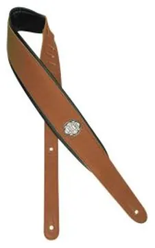 Gaucho Padded Guitar Strap, Light Brown