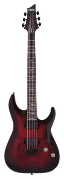 Schecter Omen Elite 6 See Black Cherry Burst