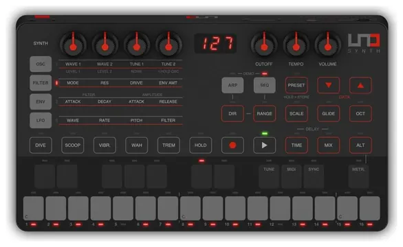 Ik multimedia UNO Synth - sintetizzatore analogico monofonico