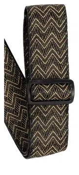 Ernie Ball 5626 Jacquard Gewebe-Gitarrengurt (50mm), golden waves