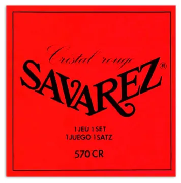 Jogo de Cordas Savarez 570CR Cristal Soliste Guitarra Clássica Tensão Média