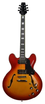 EWA Velvet Semi-Acústica - Cherry Burst