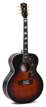 Sigma SGJA-SG200-VSB Grand Jumbo Elektro-Akustik-Gitarre, vintage sunburst