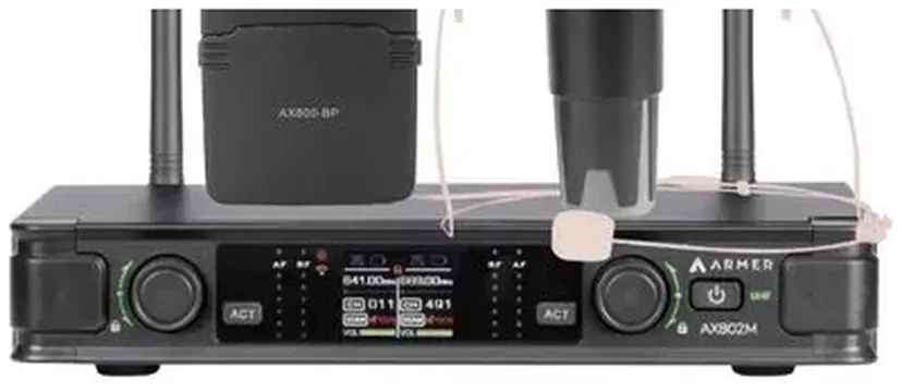 ksr Microfone Sem Fio Duplo Ksr 002-D Mão e Headset