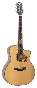 Crafter KAL-MAHO PREMIUM N Anniversary Edition Grand Auditorium de Aço C/ Captação DS-2 Coreano Natural C/ Bag