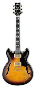 Ibanez John Scofield JSM10-VYS con custodia vintage yellow