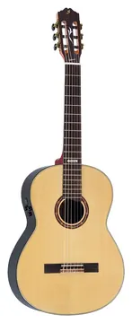 Strinberg Valencia CE50S N Euro Series Clássico de Nylon C/ Afinador e Tampo Sólido Natural