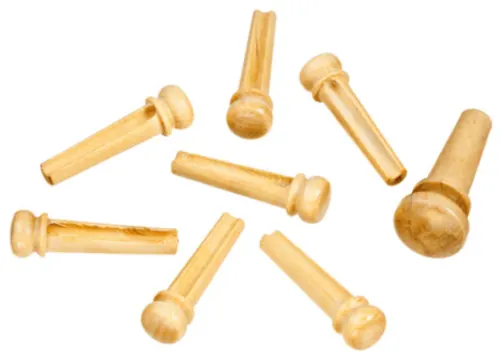DAddario Boxwood Bridge Pins with End Pin Set