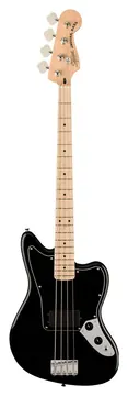Squier Affinity Jaguar Bass H MN Zwart Elektrische Basgitaar