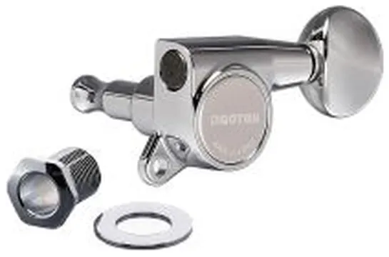 Gotoh Machine Heads SG381-05 Chrome 3 A Side, Set, Chrome 3x left+3x right, SG381, SG-381-05-C