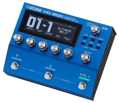 Boss VG-800 V-GUITAR PROCESSOR para Criar Sons ÚNICOS
