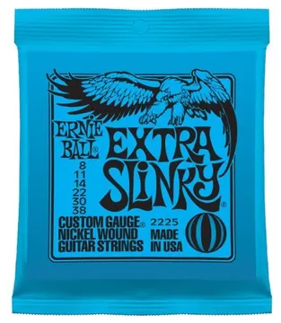 Ernie Ball Slinky Electric Guitar String Set | Extra Slinky