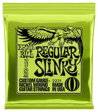 Ernie Ball Saitensatz, Slinky Nickel, Regular 10-46