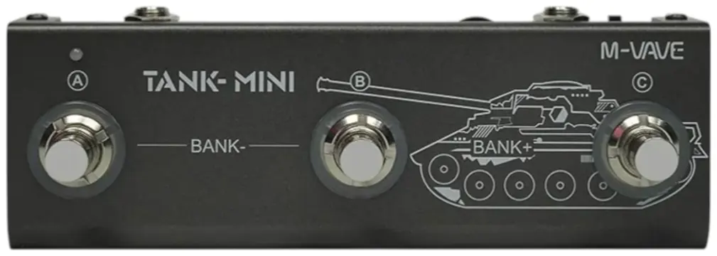 M Vave Pedaleira M-Vave Tank Mini Para Guitarra