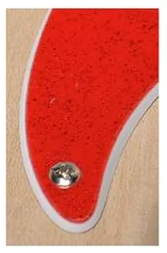 Boston PB-215-SRD Puncher Bass Pickguard – Sparkling Red