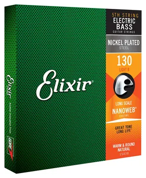 Elixir Custom String Light B Long Scale 130