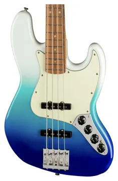 Fender Player Plus 4-string Active Jazz Bass in Belair Blue with Gig Bag (0147373330)