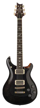 PRS McCarty 594 Black Rainbow Holoflake Top & Binding (Natural Back)