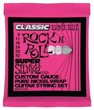 Ernie Ball Encordoamento Para Guitarra Ernie Ball 2253 Classic Super Slinky 009.042