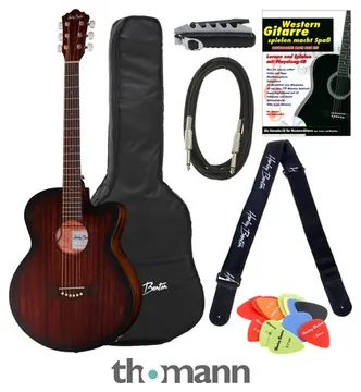 Harley Benton Delta Blues MJCE Bundle