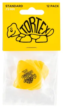 Dunlop Tortex Standard 0,73 gelb 12er