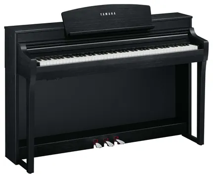 Yamaha Clavinova CSP-255 Digitalpiano – Schwarz poliert mit GrandTouch-S-Tastatur, Yamaha-CFX- & Bösendorfer-Samples (819 Klangfarben)