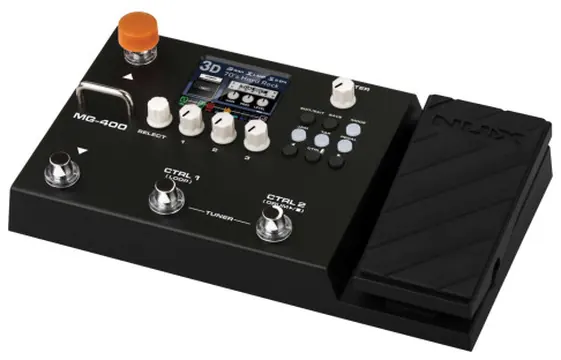 Nux MG-400 Pedaleira Multi-FX DSP Duplo 32bits