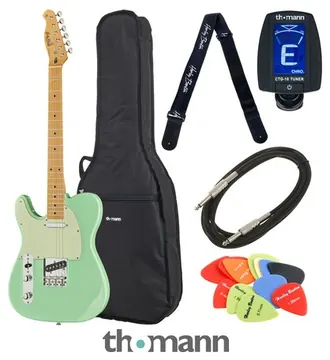 Harley Benton TE-62CC LH SFG Bundle