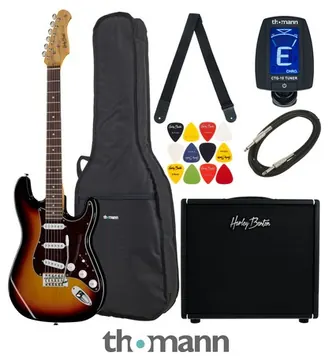 Harley Benton ST-62SB DNAFX AmP20 Set