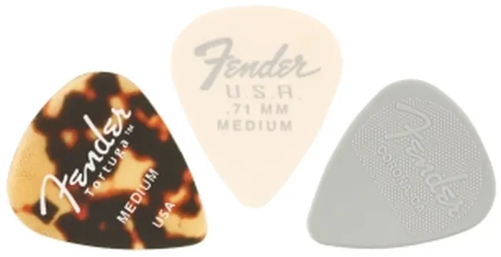 Fender 351 Material Medley 6 plectra