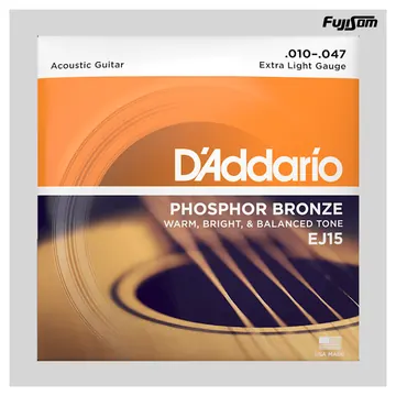 Daddario Encordoamento Daddario Para Violão Aço 010 EJ-15| Fujisom