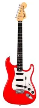 Fender LTD International Color Stratocaster rw morocco red con borsa