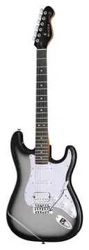 Mooer MSC12 Pro Guitar Iron Silver