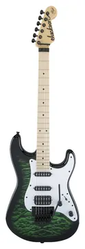 Jackson X Series Signature Adrian Smith SDXQM Transparent Green Maple Fingerboard