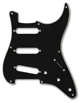 Fender 50s Era Strat SSS Pickguard '57 Black