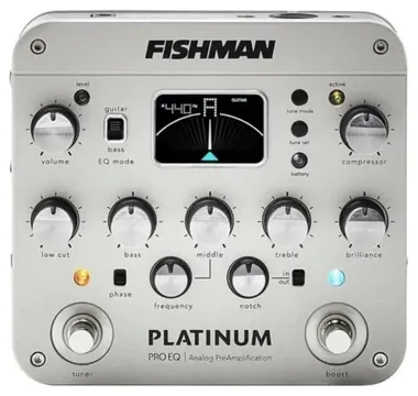 Fishman Pedal Fishman PRO-PLT-201 Platinum Pro EQ DI Analogico Preamp