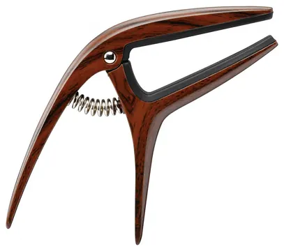 Ibanez ICGC10W Kapodaster Universal Wood - für fast alle Gitarren-Griffbretter (flach und gewölbt)
