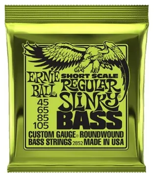 Encordoamento Ernie Ball Baixo Eletrico 45/105 Short Scale