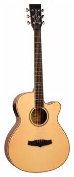 Tanglewood TP4CE Electro Acoustic Super Folk Cutaway Spruce Mahogany