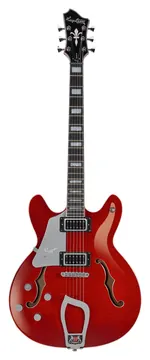 Hagstrom Super Viking Wild Cherry Transparent LH