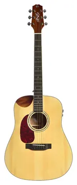 Seizi Neo Akira Mirai Lefty NS Linha Originals Folk de Aço Natural C/ Pré com Efeitos e Bag Canhoto