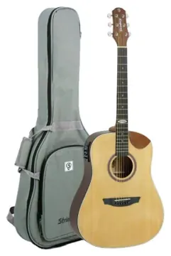Strinberg Folk Black Series Plus Half Cutway Sd201hc Ns Natural Satin C/ Bag (260)